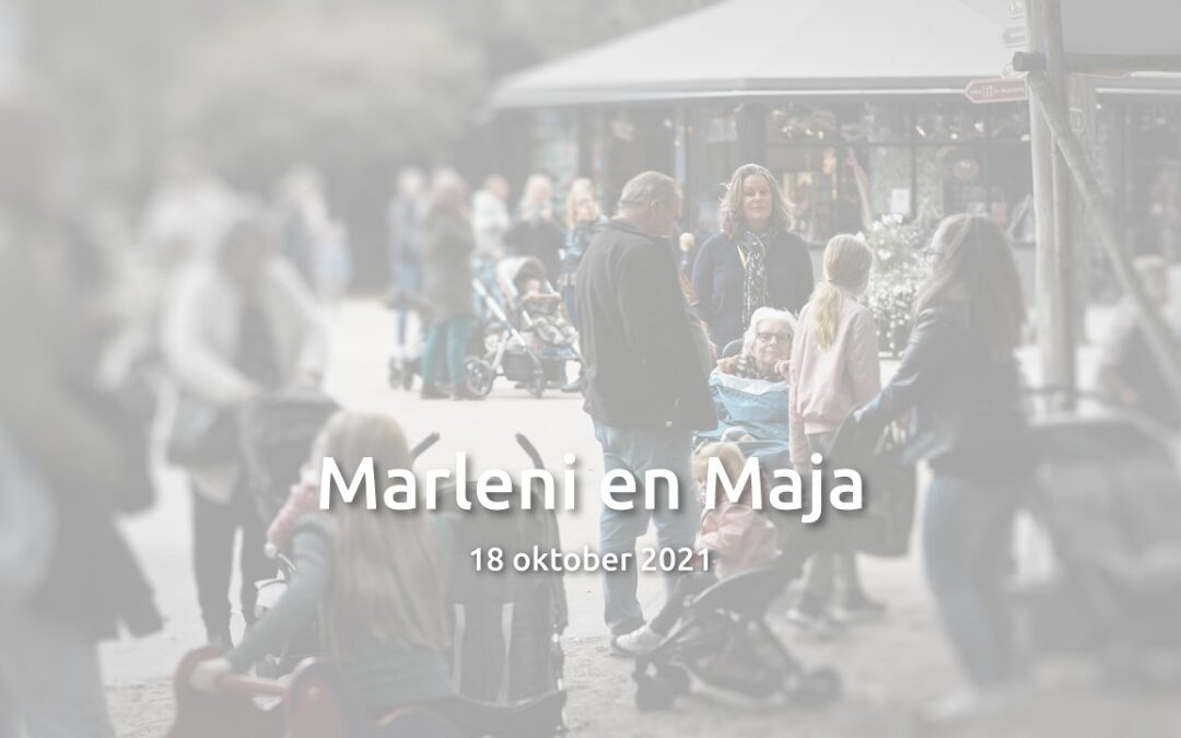 Marleni en Maja — 18 oktober 2021