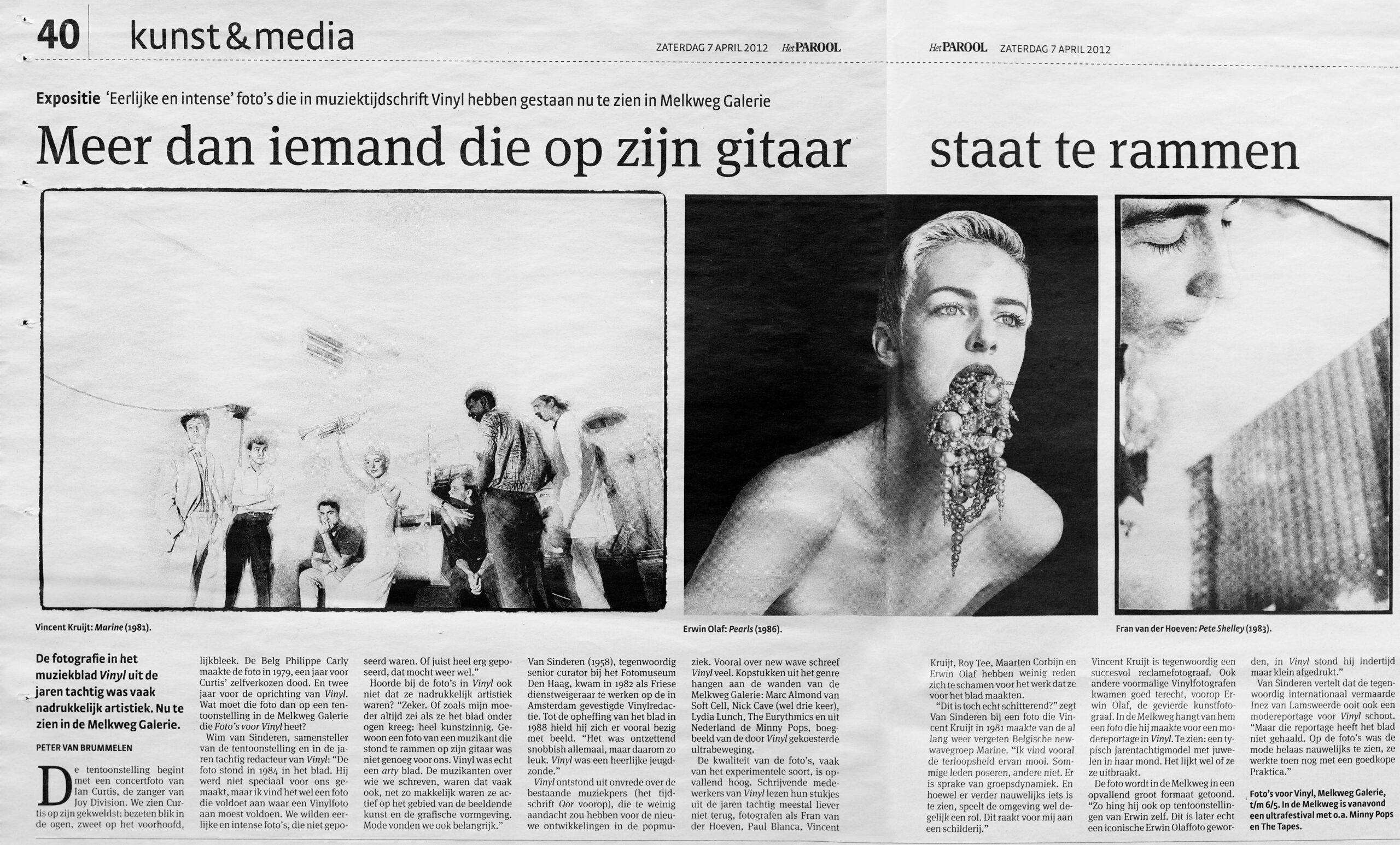 Vinyl - Parool 07-04-2012 Melkweg